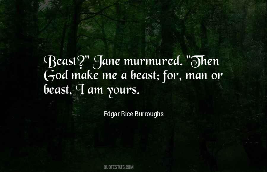 Beast Man Quotes #1325141