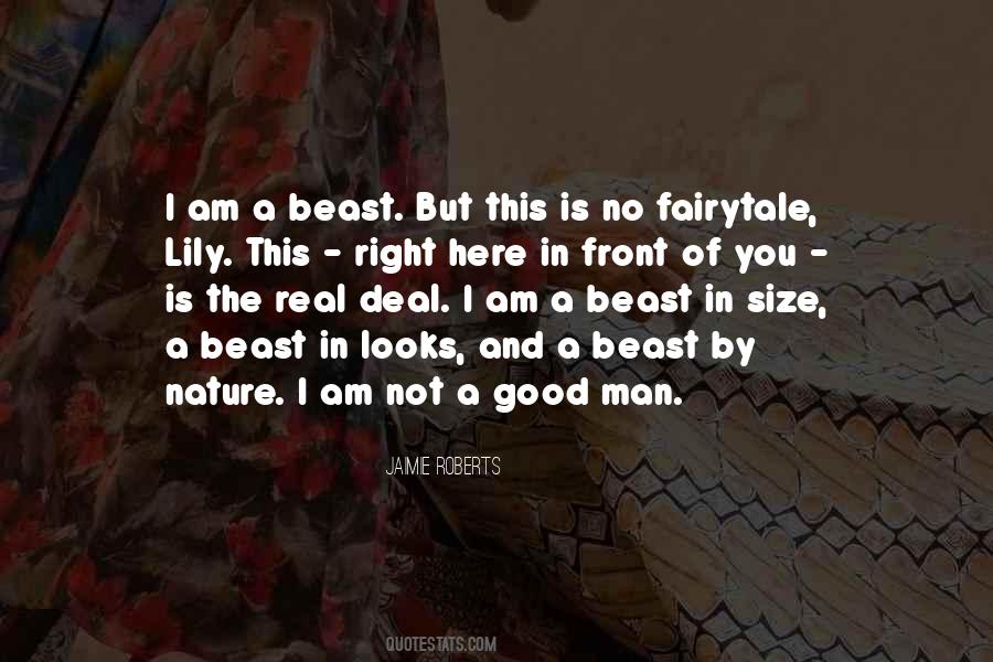 Beast Man Quotes #1655691