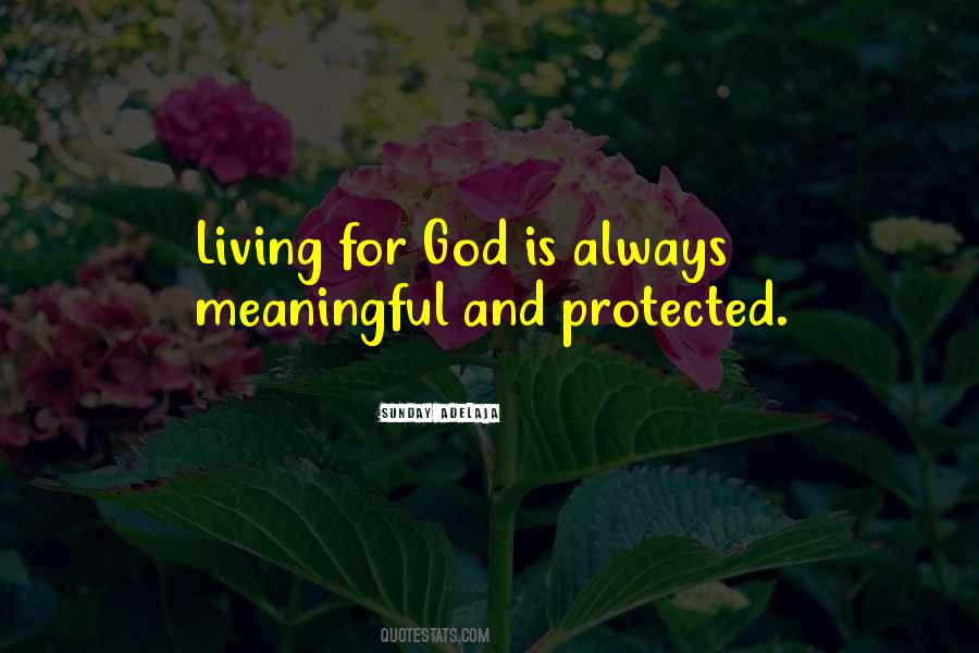 Protection God Quotes #343676