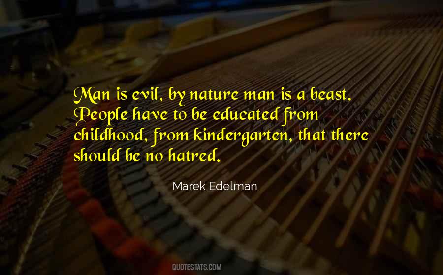 Man Is Evil Quotes #1172302