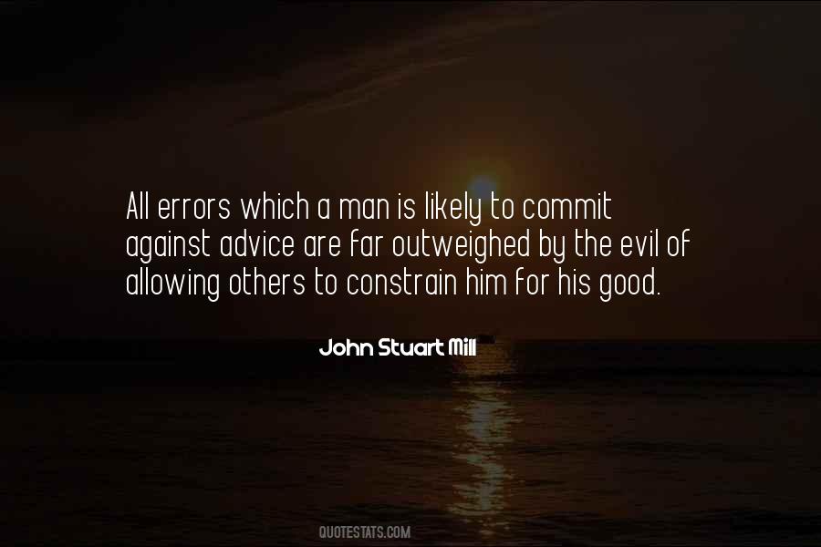 Man Is Evil Quotes #428451