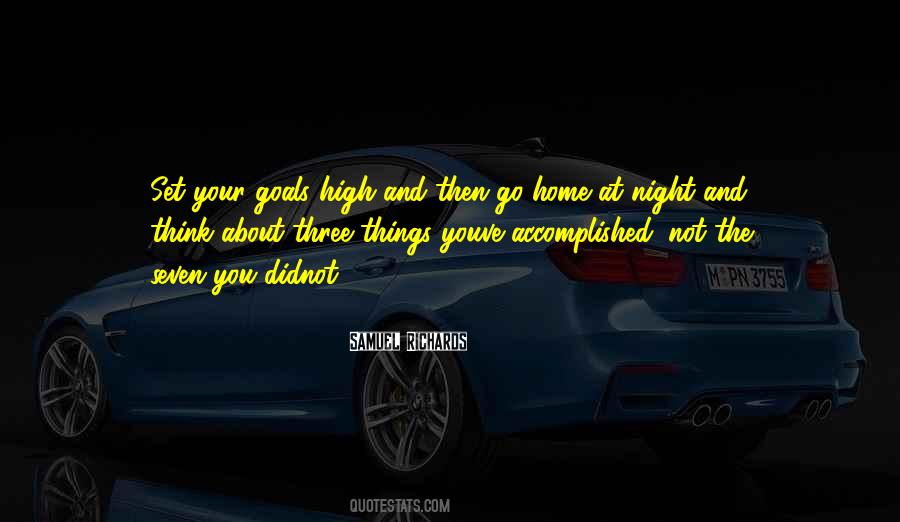 Home Goals Quotes #508457