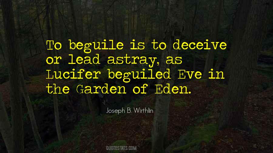 Garden Eden Quotes #1013556