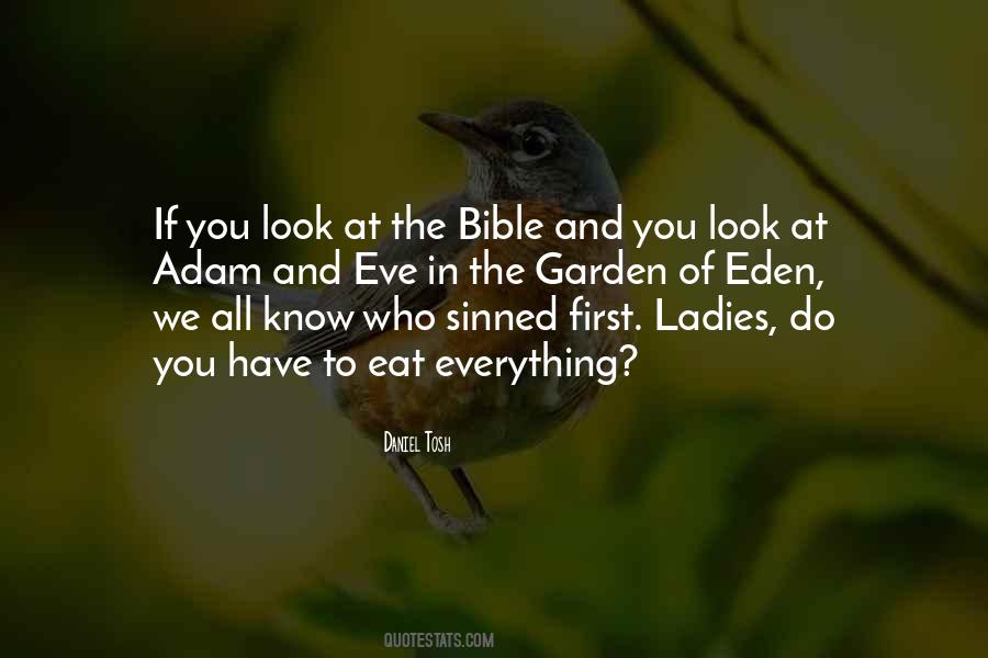 Garden Eden Quotes #1192697