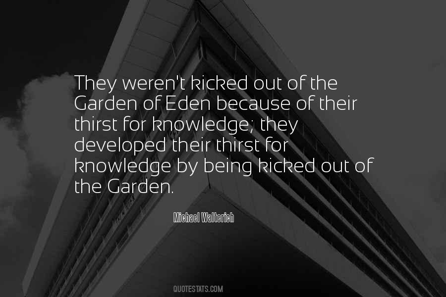 Garden Eden Quotes #1548877
