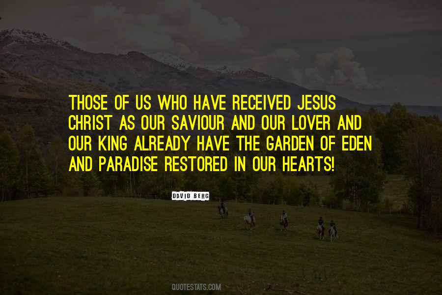 Garden Eden Quotes #1600240
