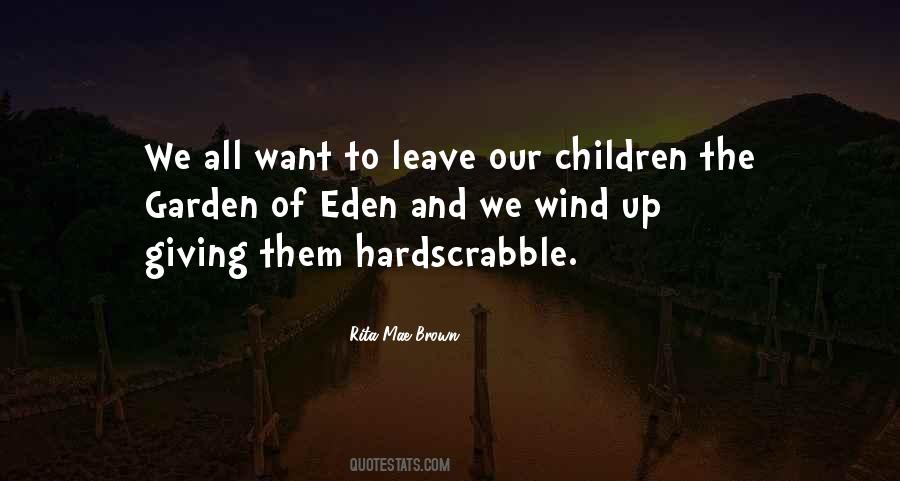 Garden Eden Quotes #464449