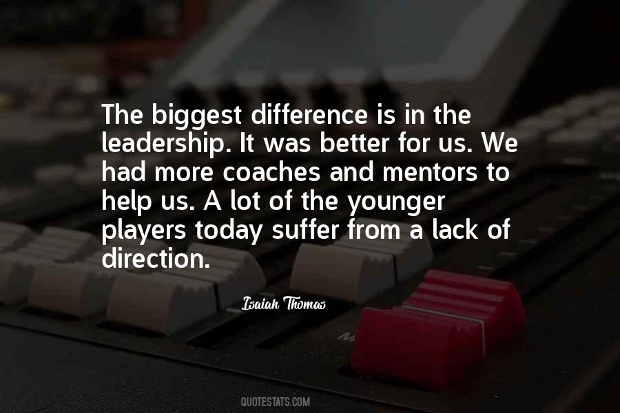 Leadership Direction Quotes #1009507