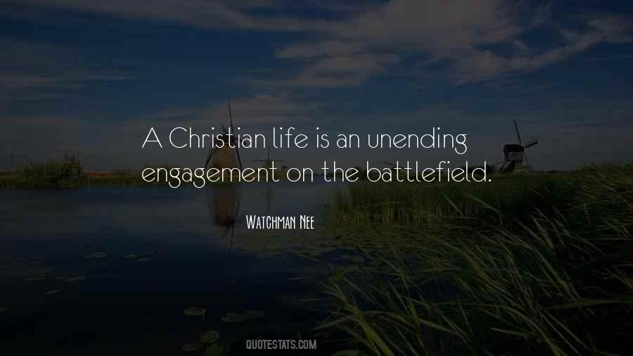 Christian Engagement Quotes #699902