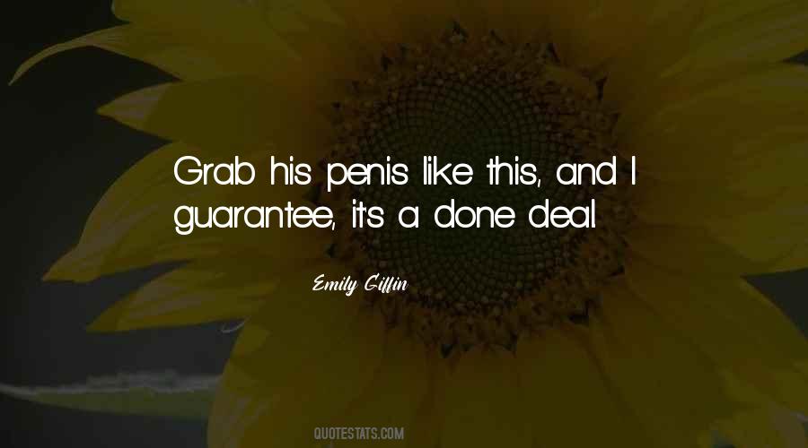 A Done Deal Quotes #1101916