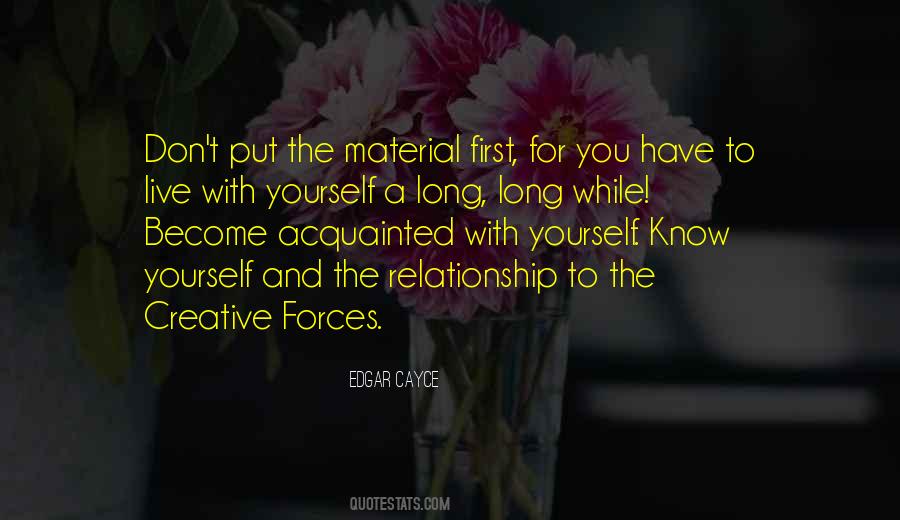 The Relationship You Have With Yourself Quotes #1163705