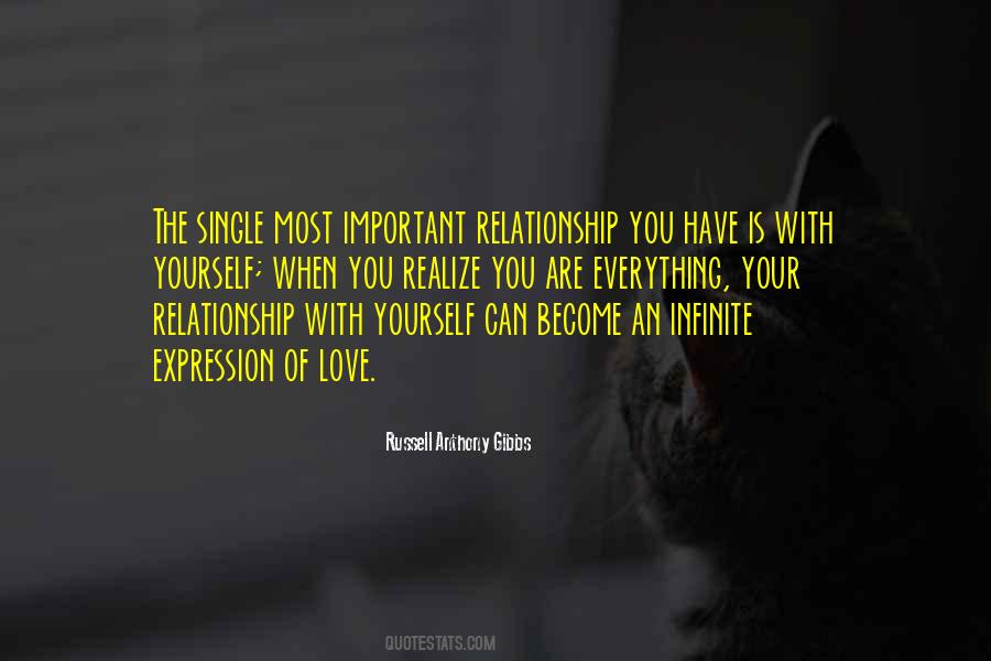 The Relationship You Have With Yourself Quotes #1651671