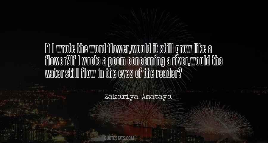 Flower Water Quotes #1437381