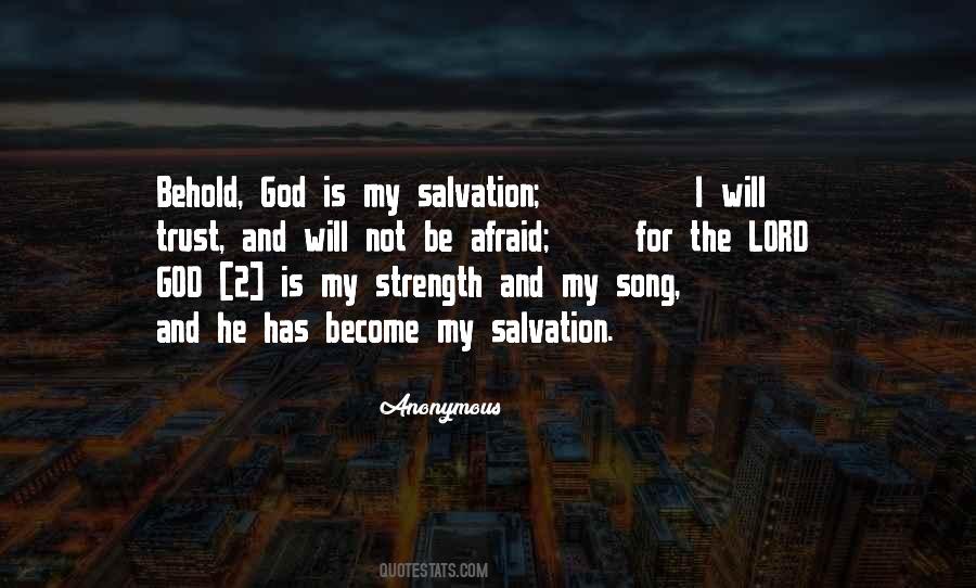 Quotes About My Salvation #1196379