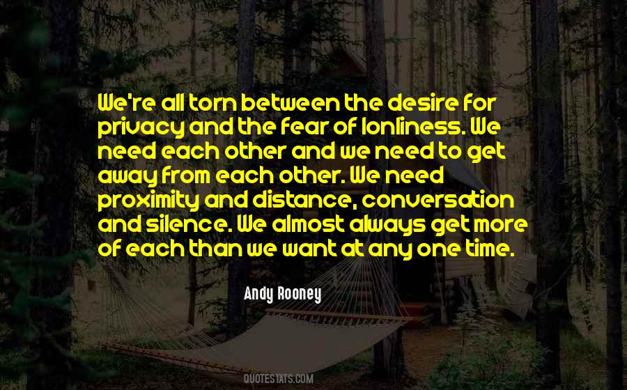 Fear And Desire Quotes #145479