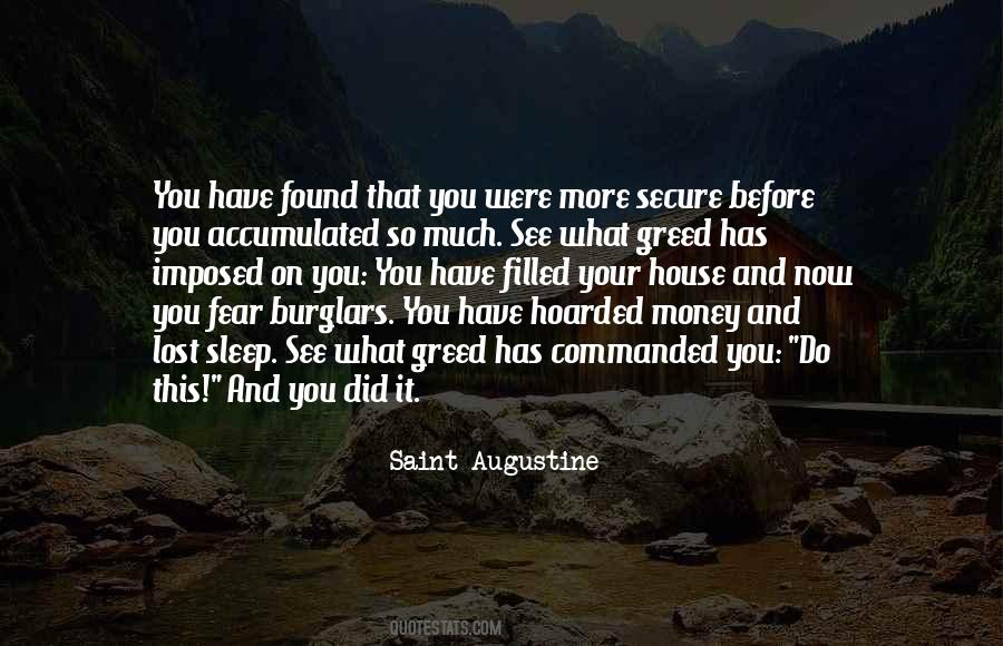 Fear And Greed Quotes #437445