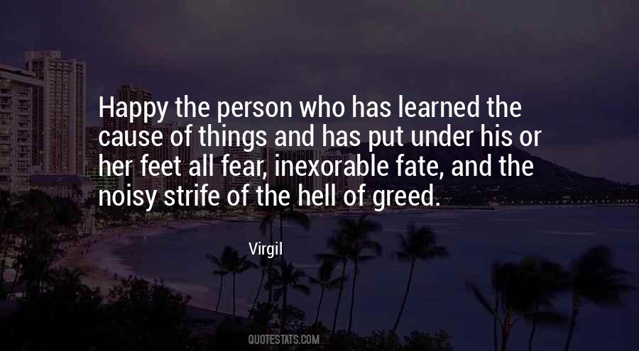 Fear And Greed Quotes #67247
