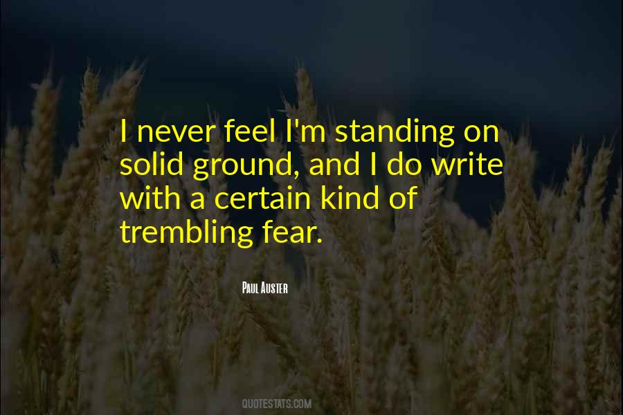 Fear And Trembling Quotes #1178264