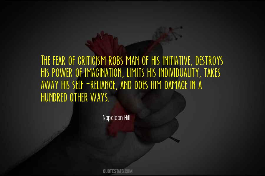 Fear Destroys Quotes #1599192