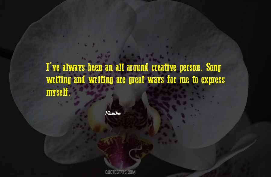 You Are A Creative Person Quotes #338991