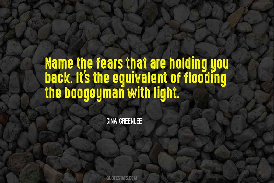 Fear Hold You Back Quotes #1047546