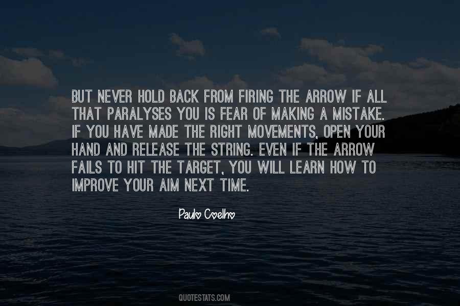 Fear Hold You Back Quotes #922527