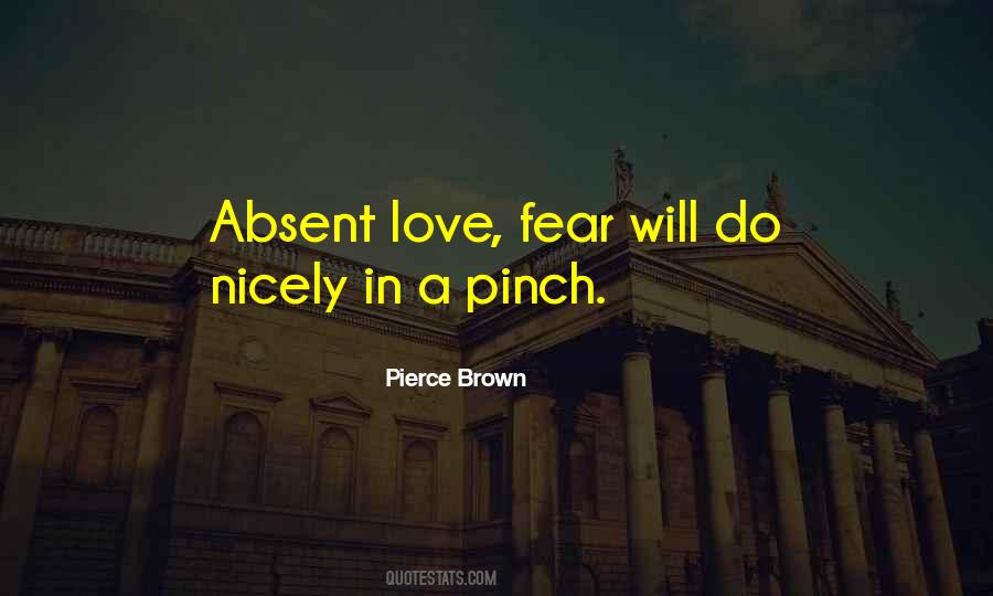 Fear In Love Quotes #144819