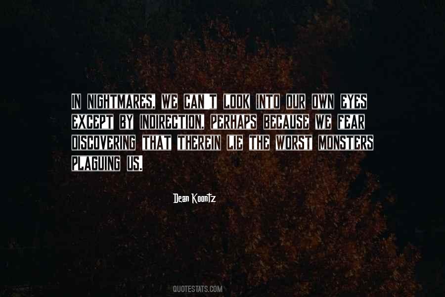 Fear In The Eyes Quotes #549376