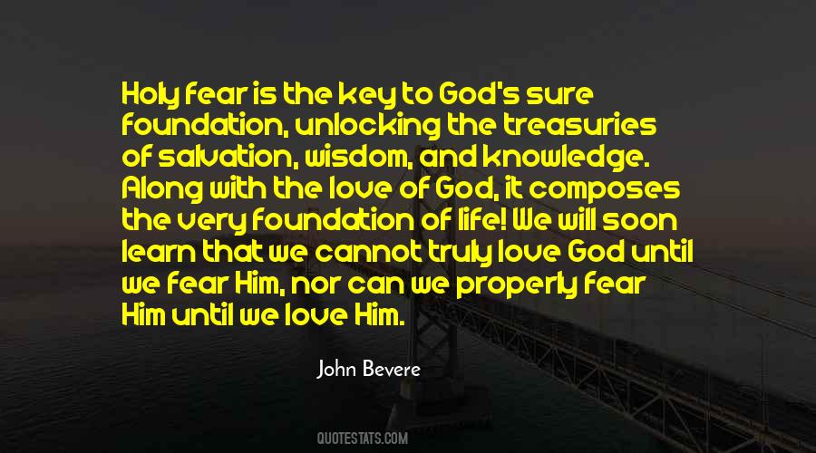 Fear Is The Key Quotes #1200671