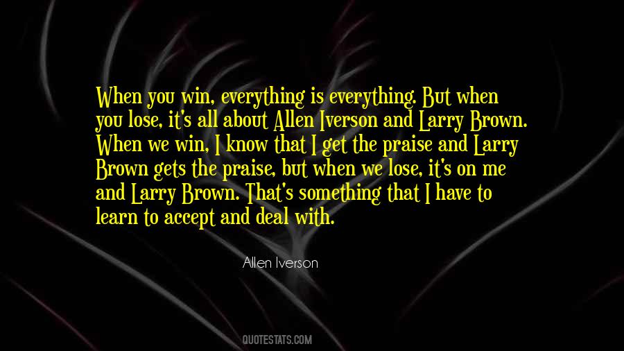 Learn How To Lose Quotes #812100