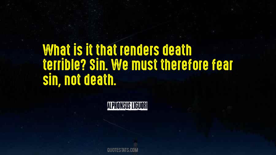 Fear Not Death Quotes #184199