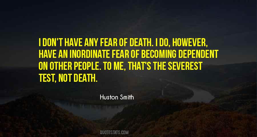 Fear Not Death Quotes #386191