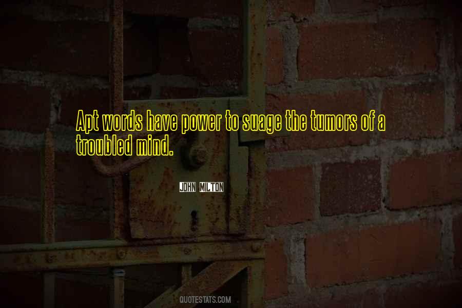 A Troubled Mind Quotes #225296