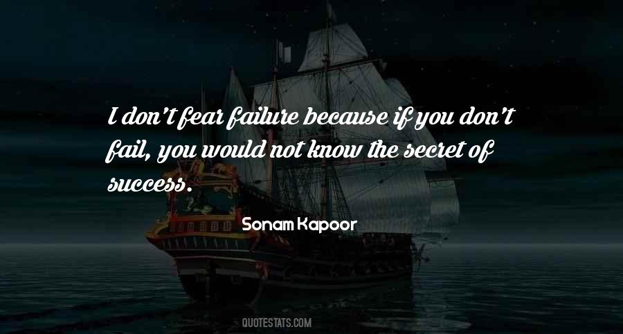 Fear Of Failing Quotes #328399