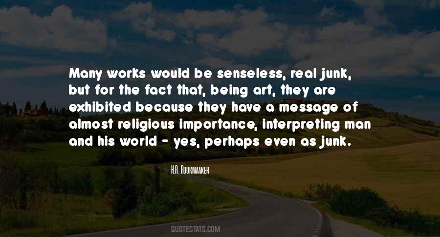Quotes About The Importance Of Art #913696