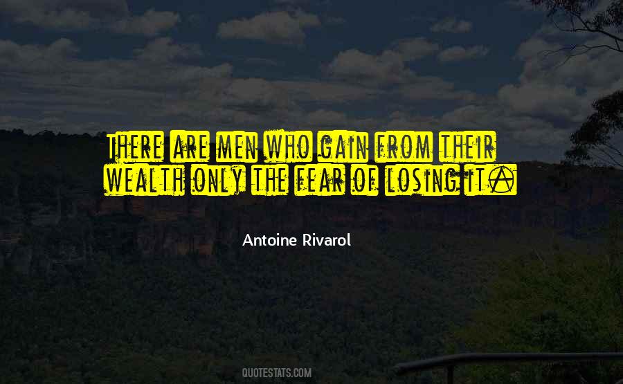 Fear Of Losing Something Quotes #129804