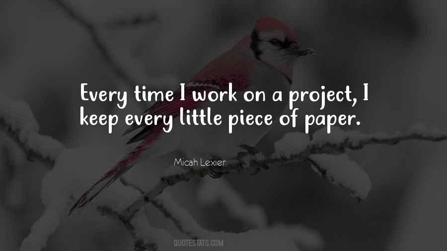 Paper Work Quotes #1558378
