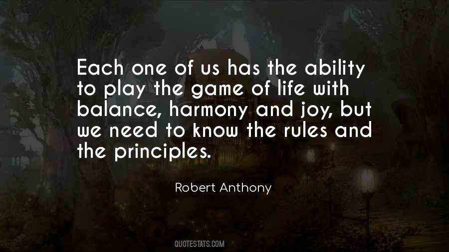Play The Game Of Life Quotes #1204997
