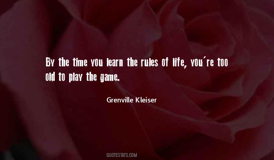 Play The Game Of Life Quotes #285879