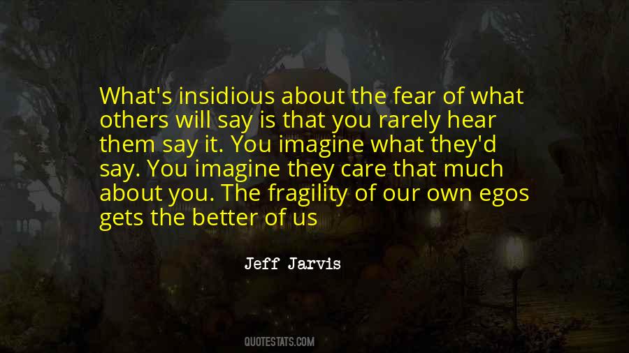 Fear Of The Other Quotes #207675