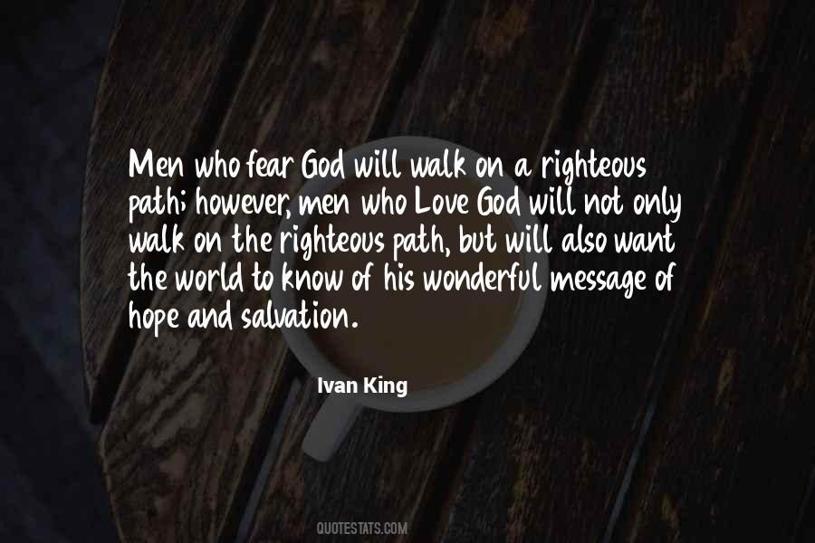 Fear Only God Quotes #234328
