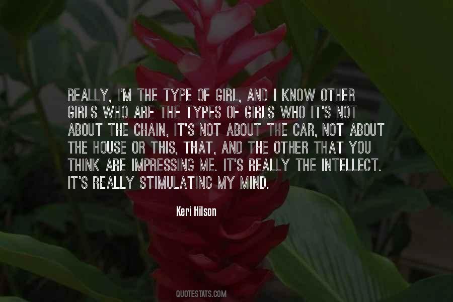 Type Girl Quotes #731545