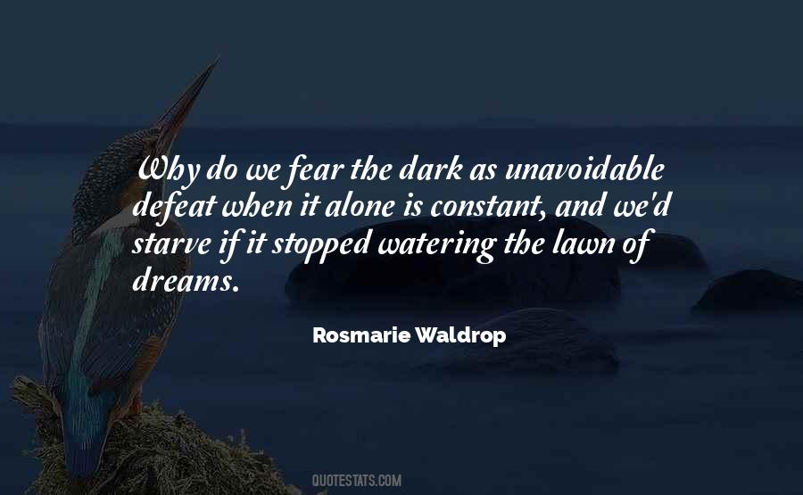 Fear The Dark Quotes #139326