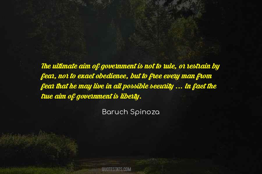 Fear The Government Quotes #1542949