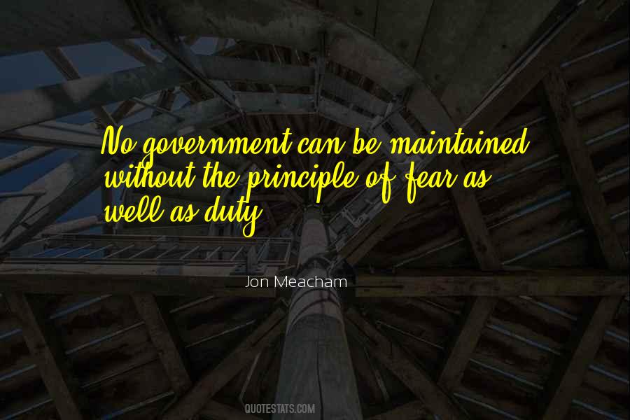 Fear The Government Quotes #473157