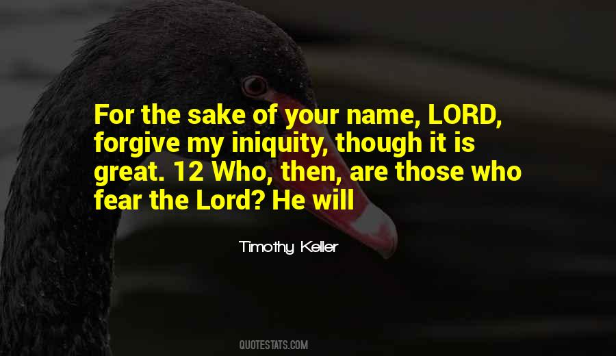 Fear The Lord Quotes #1130274