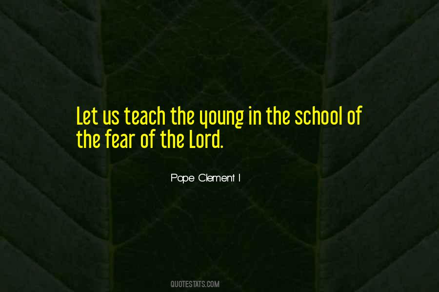 Fear The Lord Quotes #127162