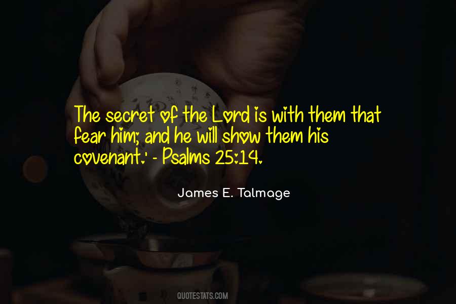 Fear The Lord Quotes #449550
