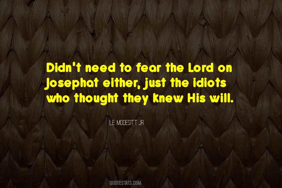 Fear The Lord Quotes #484384