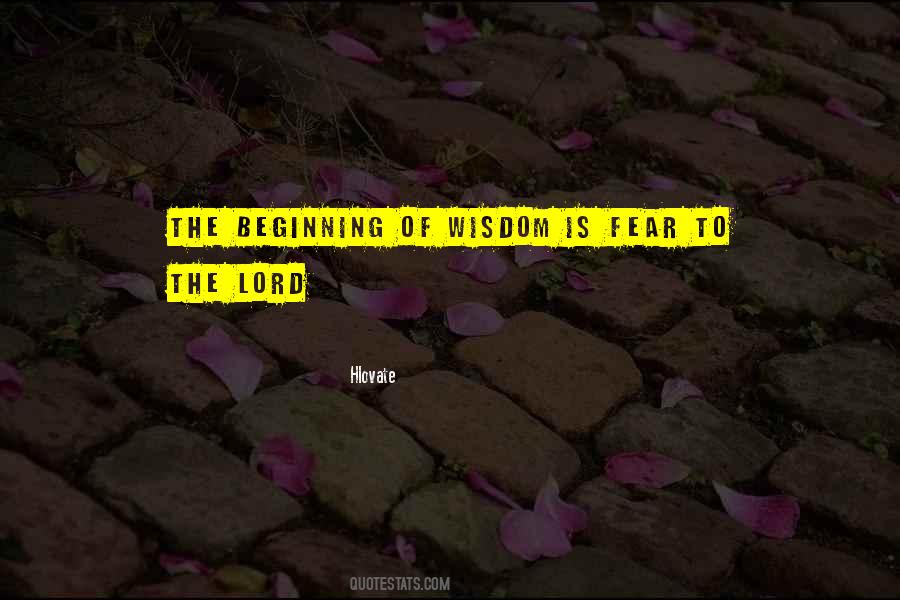 Fear The Lord Quotes #499240